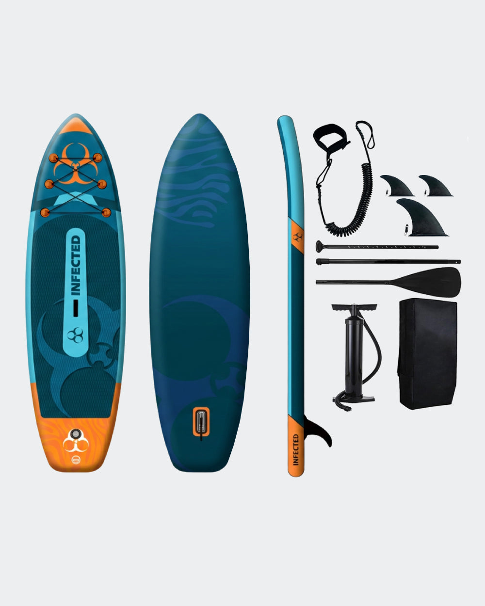 Infected Stand Up Paddle Bord - SUP inflatable 350-94-15 cm